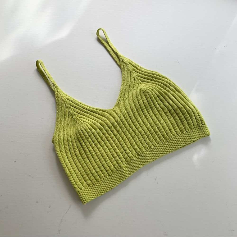 Free People Cropped Knit Tank
